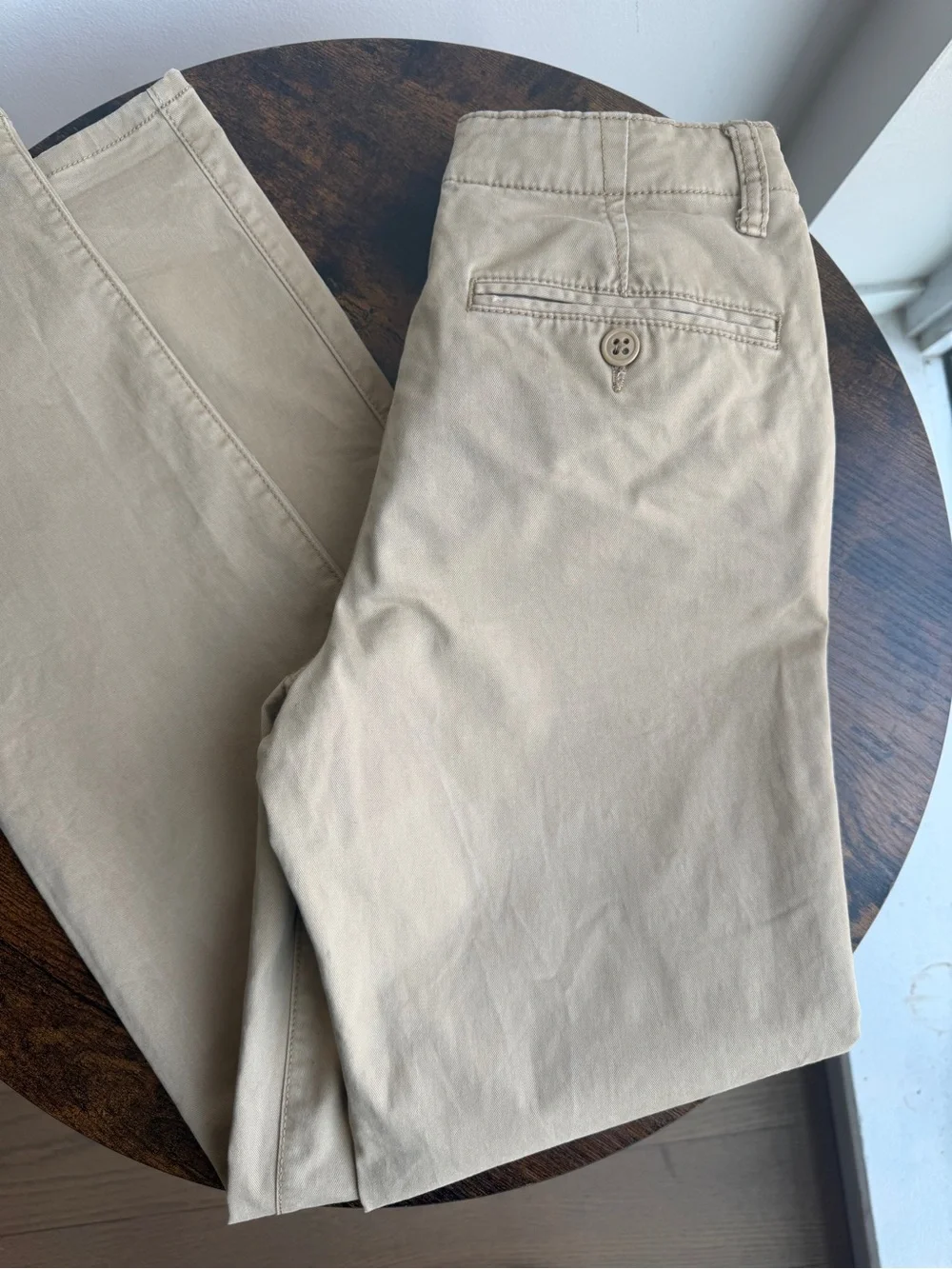 Gap Kids Boys Khaki Chino Pants Beige School Uniform Size 14